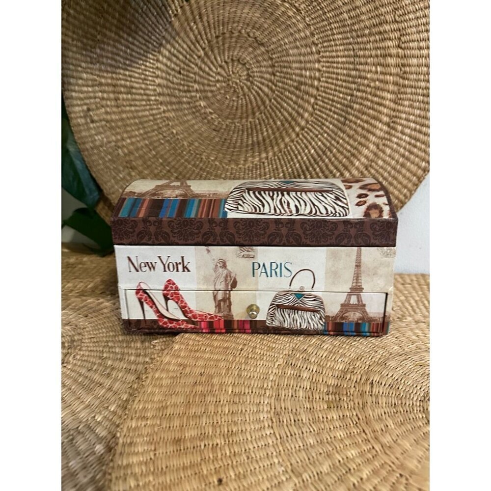 Major Cities New York Paris London decor box